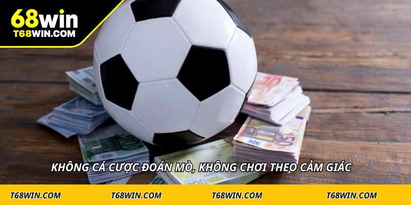 Không cá cược đoán mò, không chơi theo cảm giác 