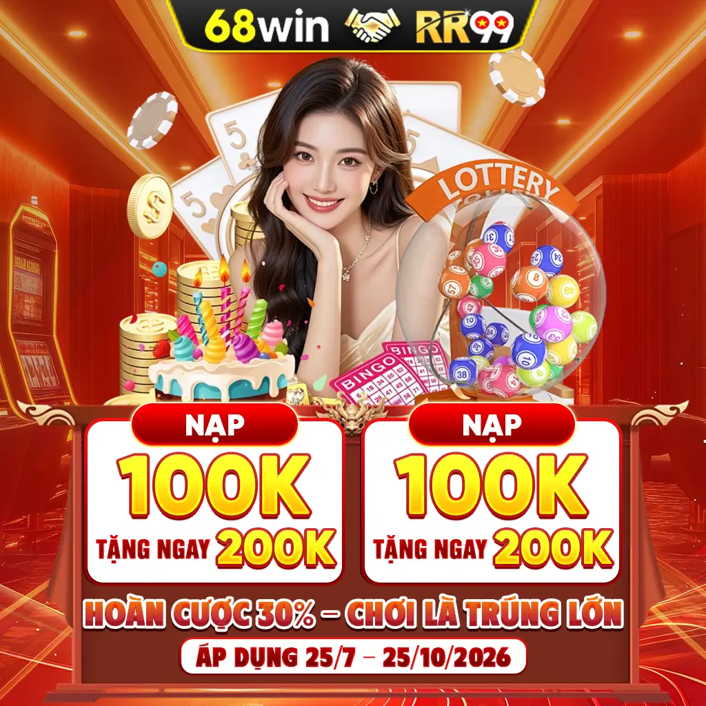 Banner 68WIN tặng ưu đãi lớn cho tân thủ